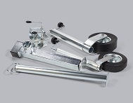 Stödhjul och stödben