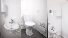 Flyttbar toalett keramisk