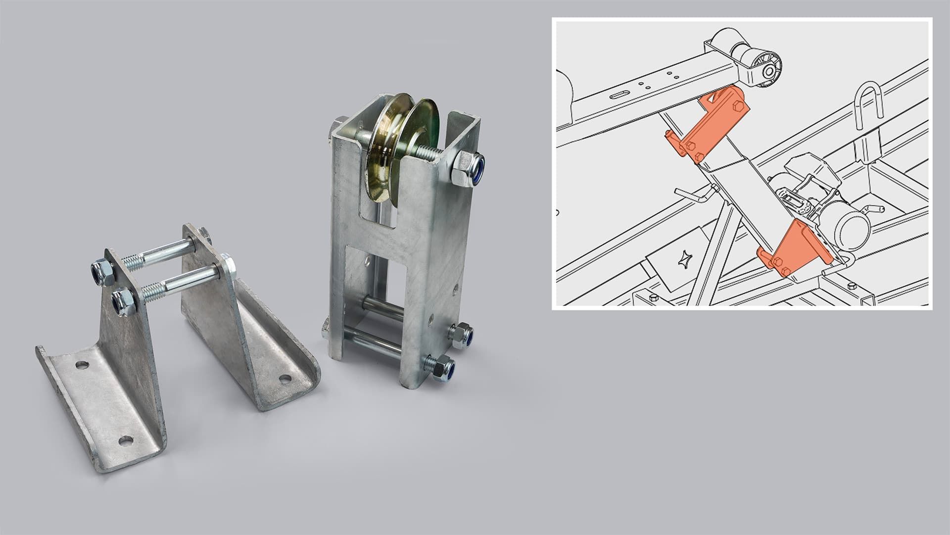 Fäste för elvinsch Warrior Ninja 4500Lbs